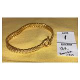 18k gold Italy fancy bracelet