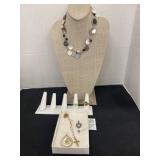 Lia Sophia rings (size 9) pendants, necklaces