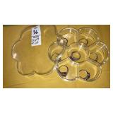 (7) 925 sterling gem rings in plastic floral