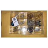 Vintage necklaces in divided box