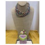 Necklace and trinket box