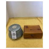 Fairyland Forest Wooden dresser box and vintage