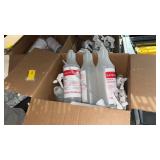 Box of Empty Spray Bottles