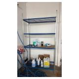 Blue Metal Rack NO CONTENTS