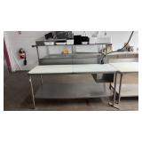 Aluminum Butcher Table 72x30x54