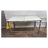Aluminum Butcher Table 60x30x32