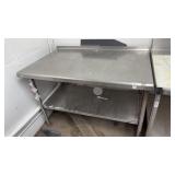 Aluminum Butcher Table 48x30x34