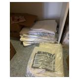 Bed Linens, blankets, VTG fashion magazines &