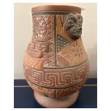 Terracotta Pottery with incised & painted