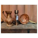 3 copper decor
