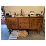 Vintage Semus buffet with 3 drawers and ceramic