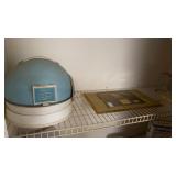 Hair Dryer, Racks and Jars