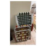 Two Foldable Beach Chairs