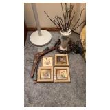 Small Photos, Vase and Decorative Hangers