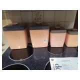 1950s plastic canisters