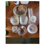 Assortment of glassware