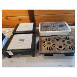 Food warmer tea light stoves