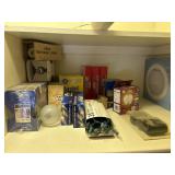 Light Bulbs, string lights : 2 Shelf Lot