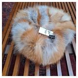 Ladies red fox? Fur hat boutique Kates China