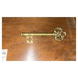 Decorative Brass Skeleton Key, Mobel Rosenberger