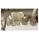 Lot of glass Jars