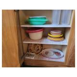 Tupperware and misc kitchen ware