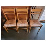 6 wooden kitchen chairs