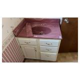 Bathroom Sink Marble Countertop, 31x22in.