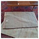 Two handwoven rugs 52x30