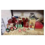 Lot of Avon Christmas Candles and Decor