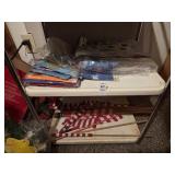 Lot of Holiday Flags and American Flags