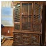 China hutch 49 1/2 x 16 x 79 1/2