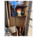 Corner Lot of Cone, Cleaning Items and More