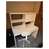 White Desk W Chair