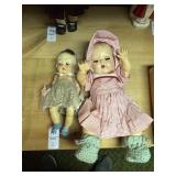 Two Vintage Baby Dolls