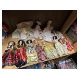 Lot of Assorted Dolls