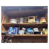 Two Shelves of Hardware Items