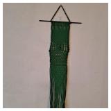 Macramï¿½ wall hanging 4 feet long