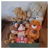 Assorted stuffed teddy bears