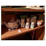 Kitten Teapot Set