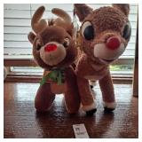Rudolph the reindeer stuff animals