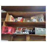 Two Shelves of Hardware Items