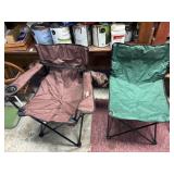 Two Foldable Camping Chairs