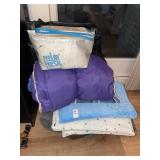Sleeping bag, blankets & coolers