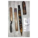 (2) Vintage fountain pens as-is, Conklin & pen &