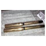 (2) Morrison 14k nib fountain pens- both cases