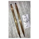 Vintage Cross ball point pen & pencil  1/20 10k