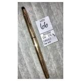 Cross 1/20 10k case, 14k - 585 gold nib fountain