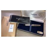 Aurora fountain pen 14k nib, made in Italy,