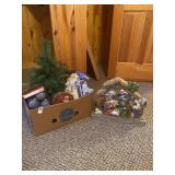 Assorted Christmas decorations